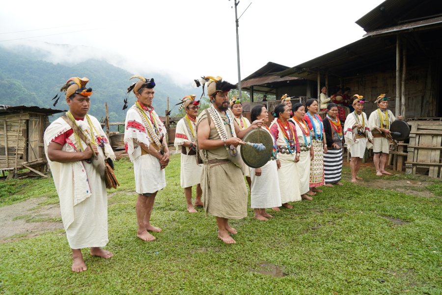 Rituals in Nyokum Festival