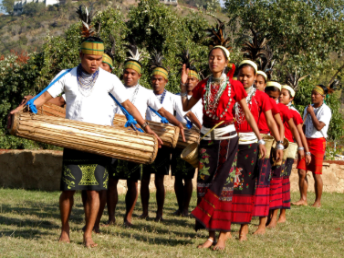 Traditional dance performed by the artists Traditional dance performed by the artists
