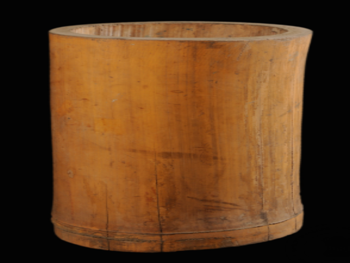 Cylindrical Bamboo Pot Cylindrical Bamboo Pot