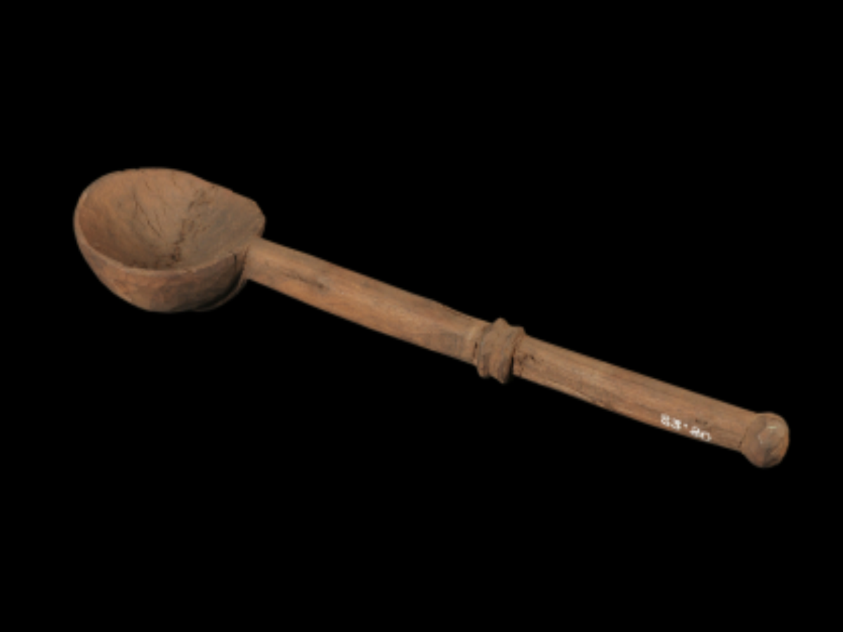 Wooden Ladle of the Rabha Tribe Wooden Ladle of the Rabha Tribe