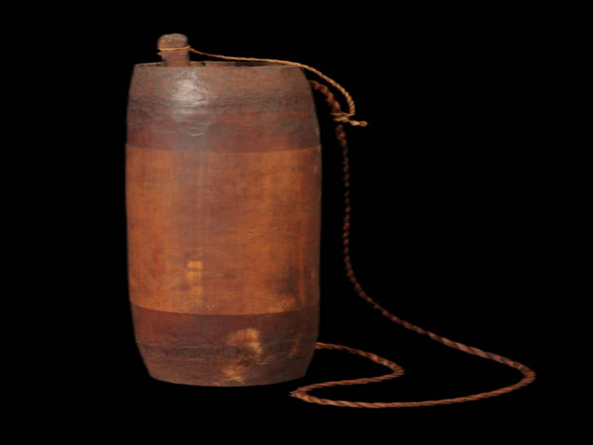 Bamboo Water Bottle of the  Rabha Tribe
