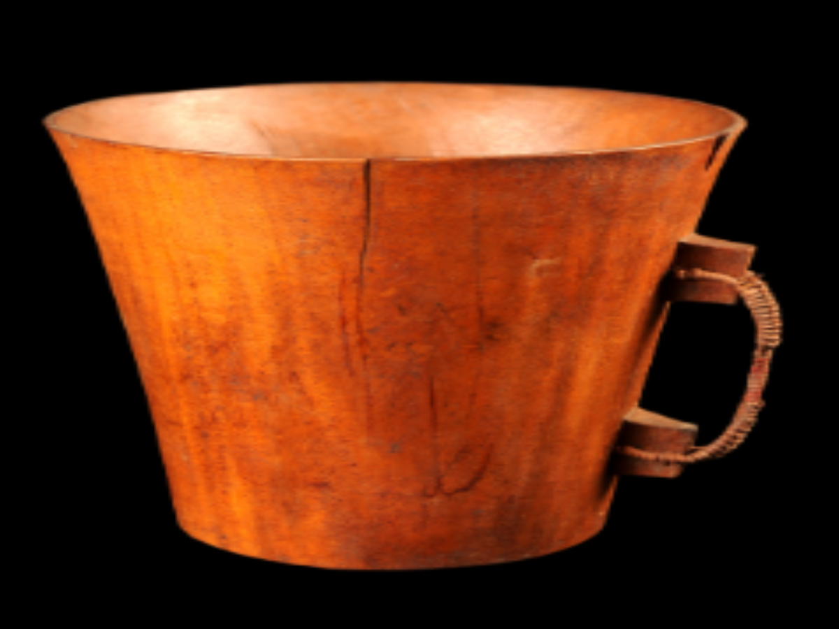 Cylindrical Wooden Cup