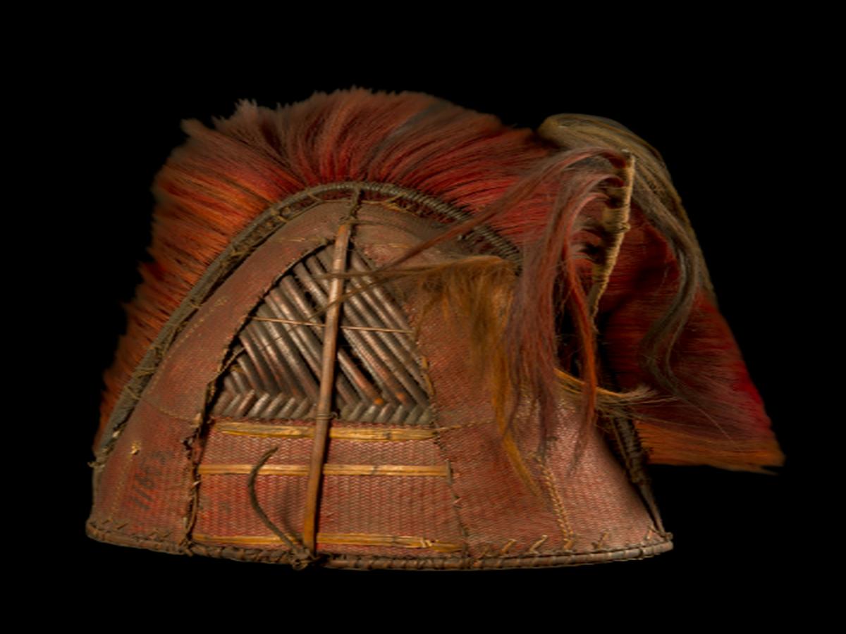 Conical Cane Helmet of  Naga Tribe