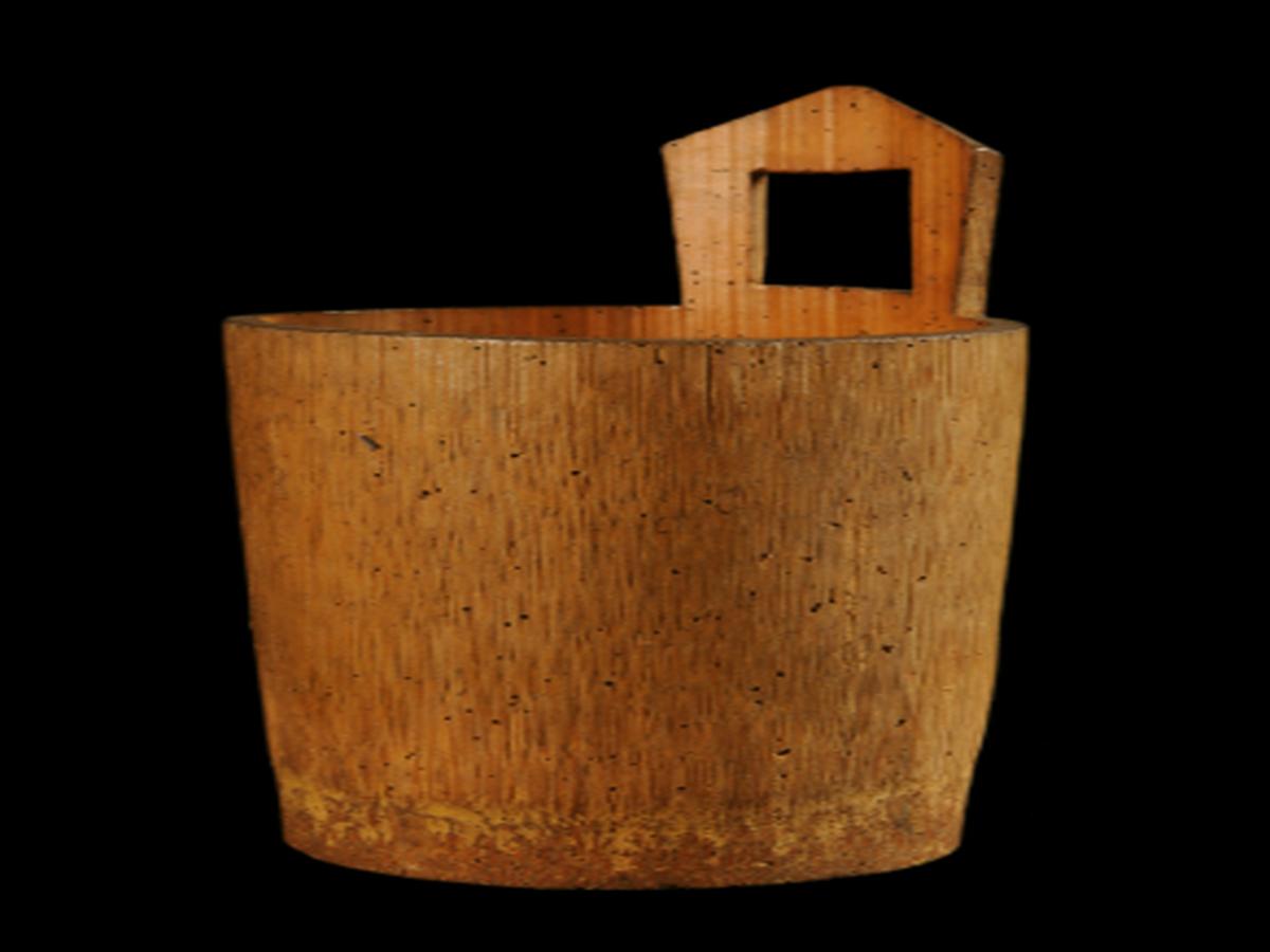 Cylindrical Bamboo Pot Cylindrical Bamboo Pot