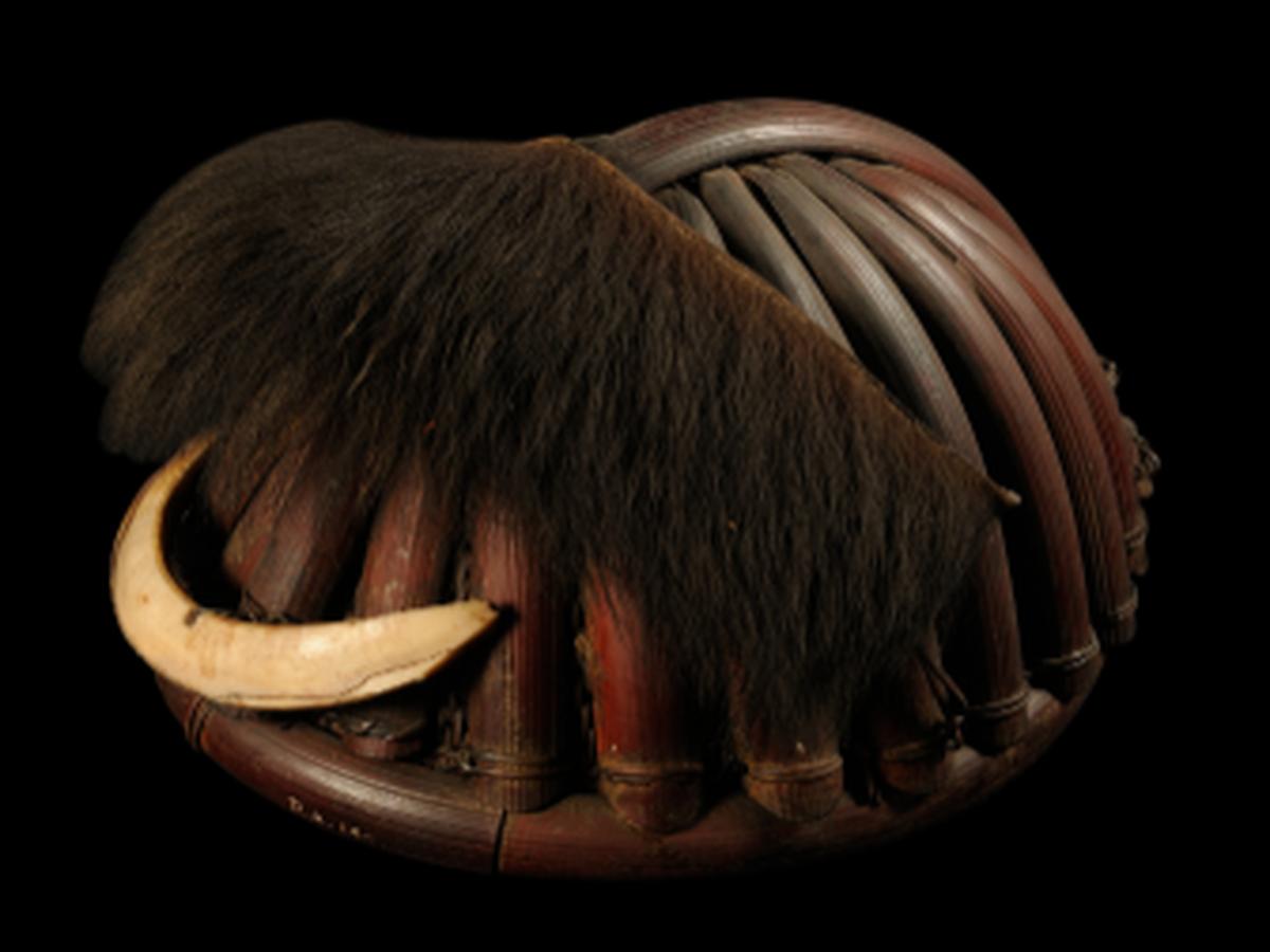 Dumlup-Lubra Cane Helmet of Adi Tribes Dumlup-Lubra Cane Helmet of Adi Tribes