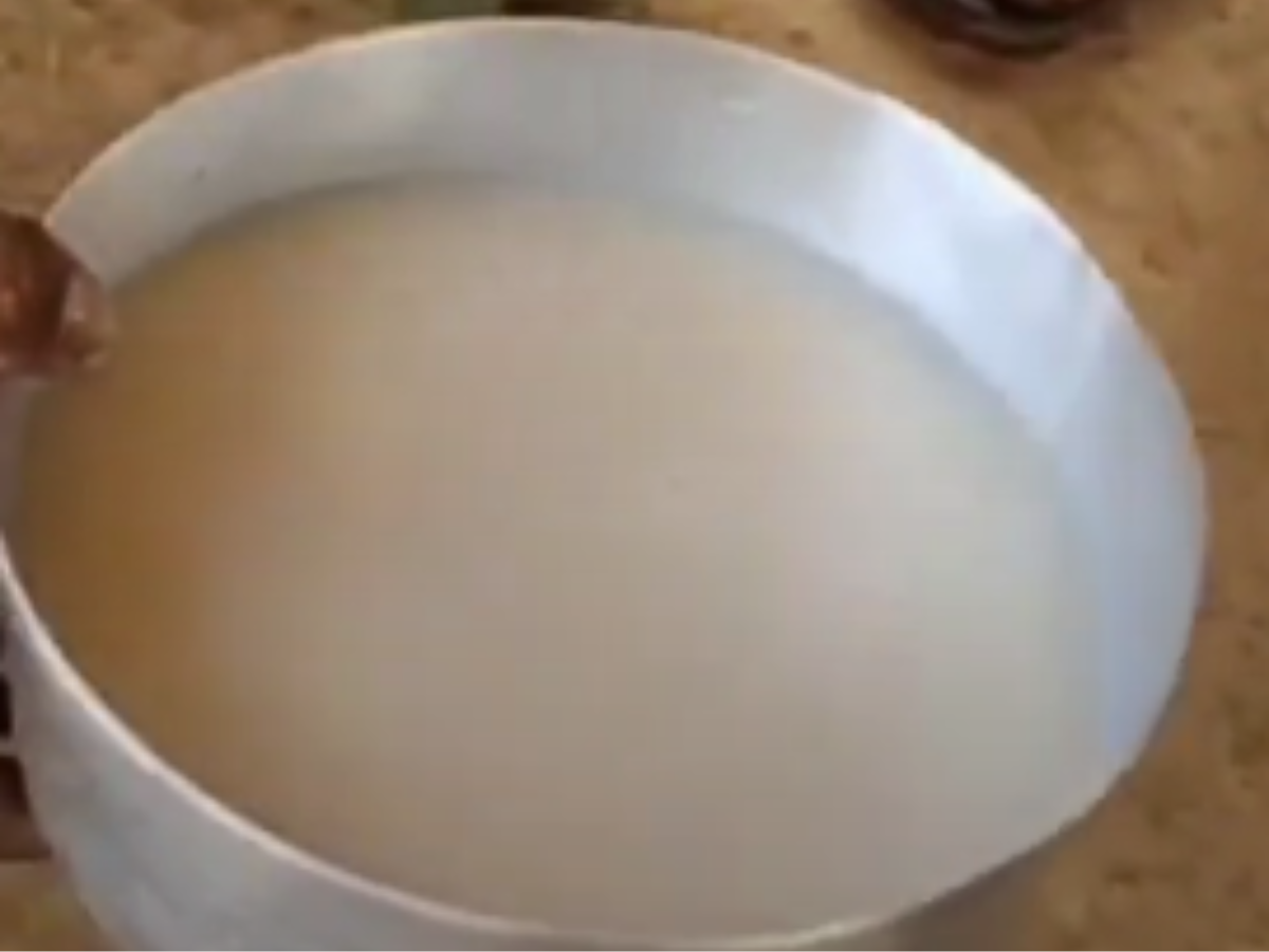 Rice fermented for making Handia Rice fermented for making Handia