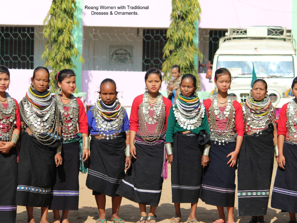 Reang Women with traditional Dresses Reang Women with traditional Dresses