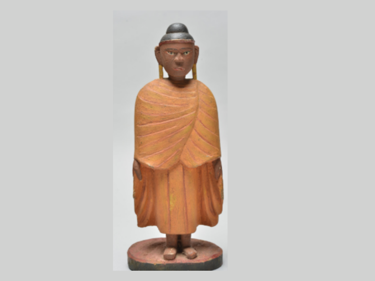 The Standing Buddha Wooden Sculpture The Standing Buddha Wooden Sculpture