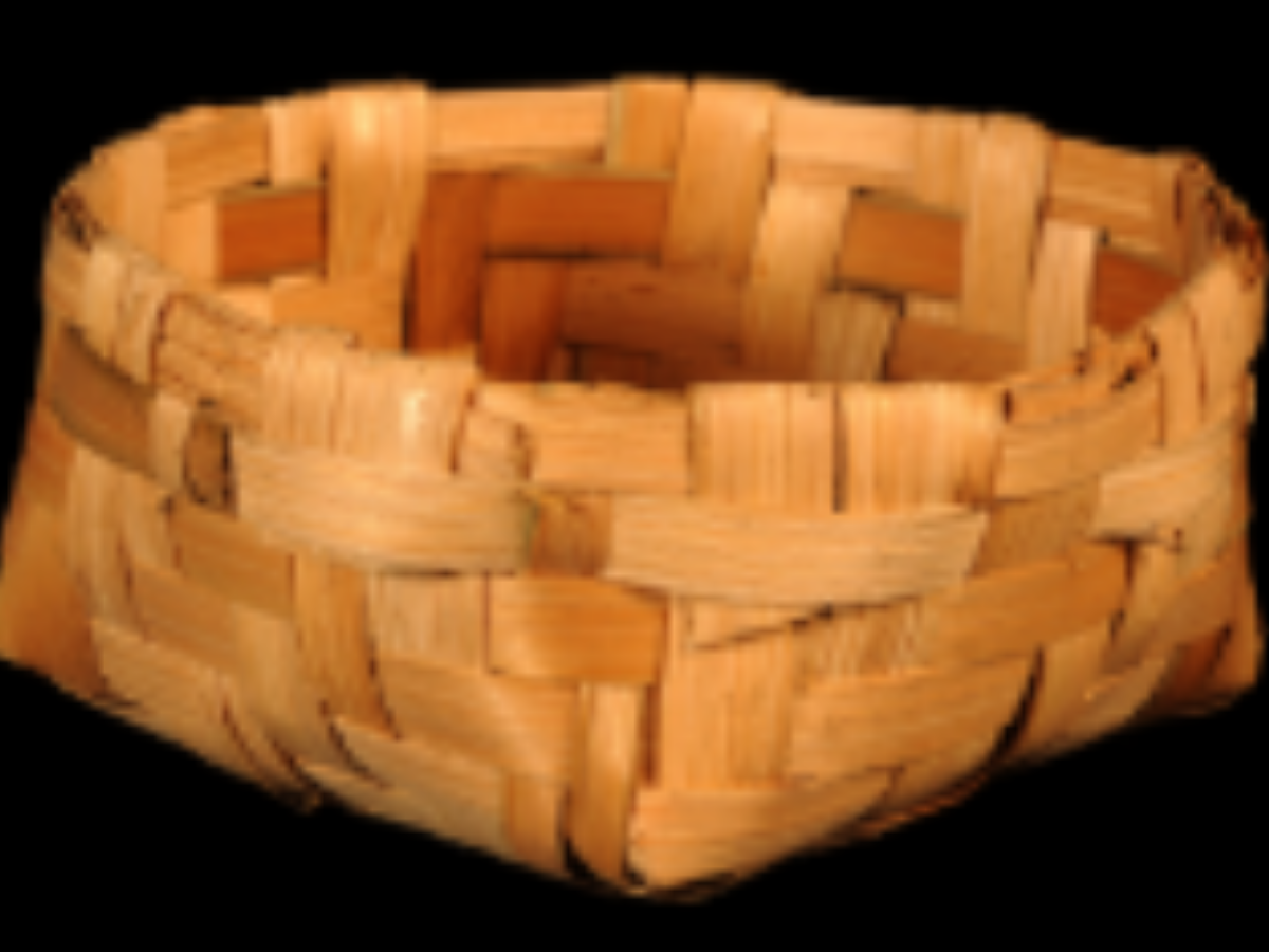 Flat Bamboo Splits Basket       