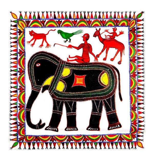 Pithora Painting of elephant Pithora Painting of elephant