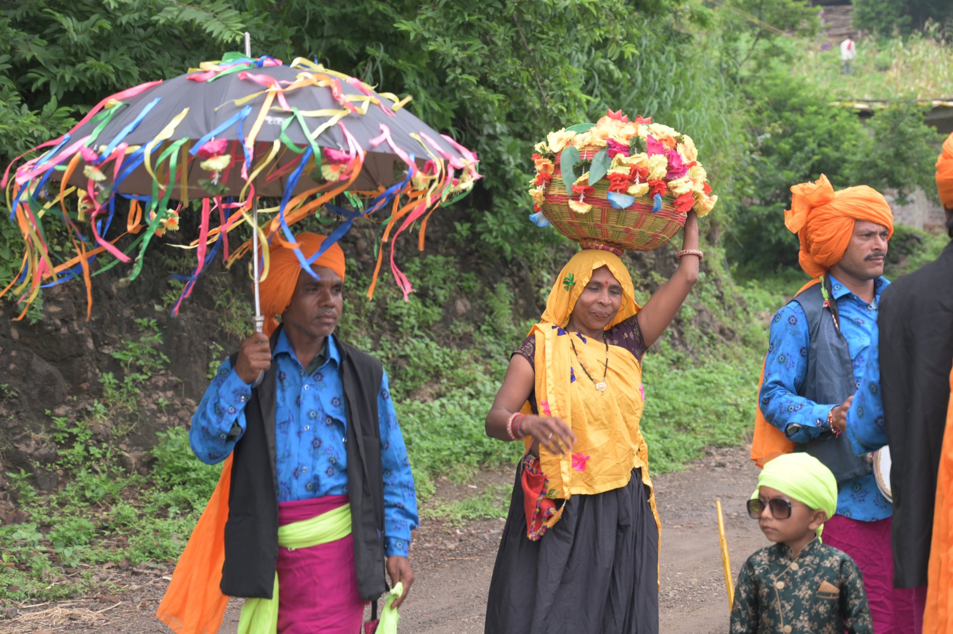 Bhil Man and Woman  