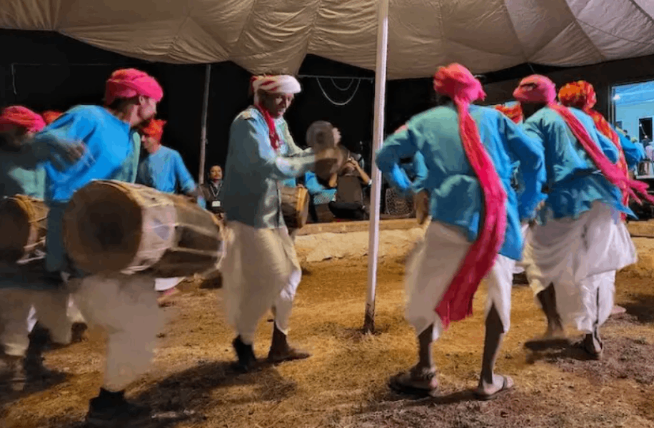 Costumes of Bharia Dancers