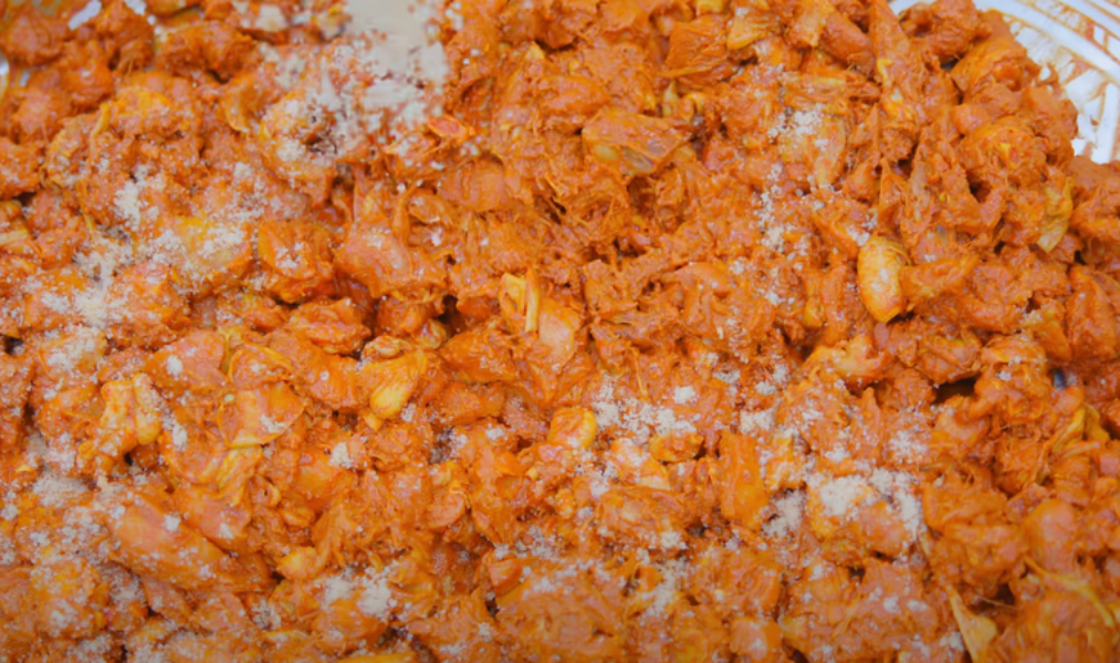 Marination of Bamboo Chicken Marination of Bamboo Chicken