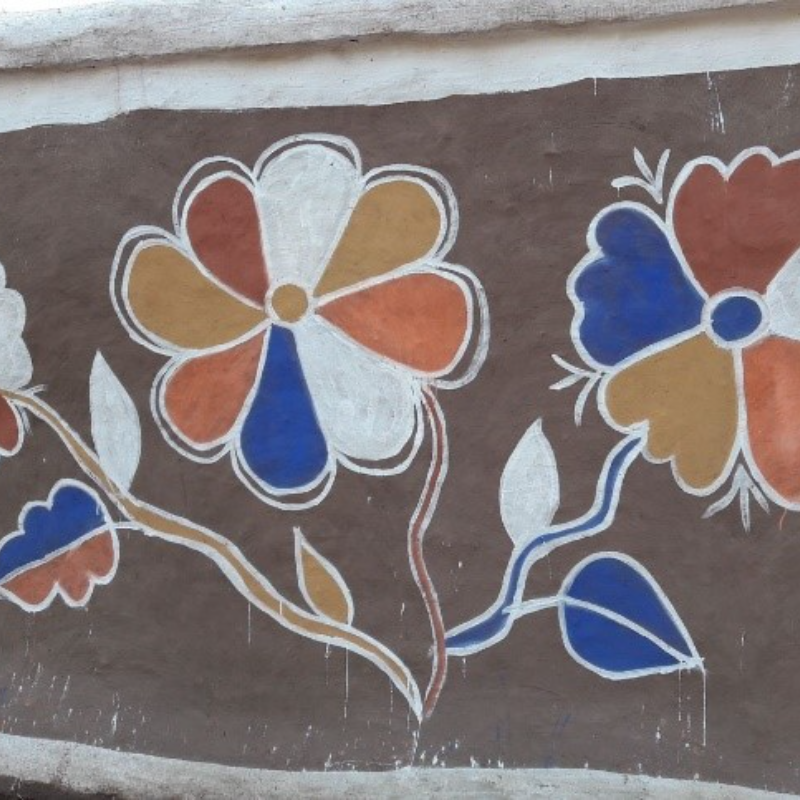 Flowers in wall art Flowers in wall art