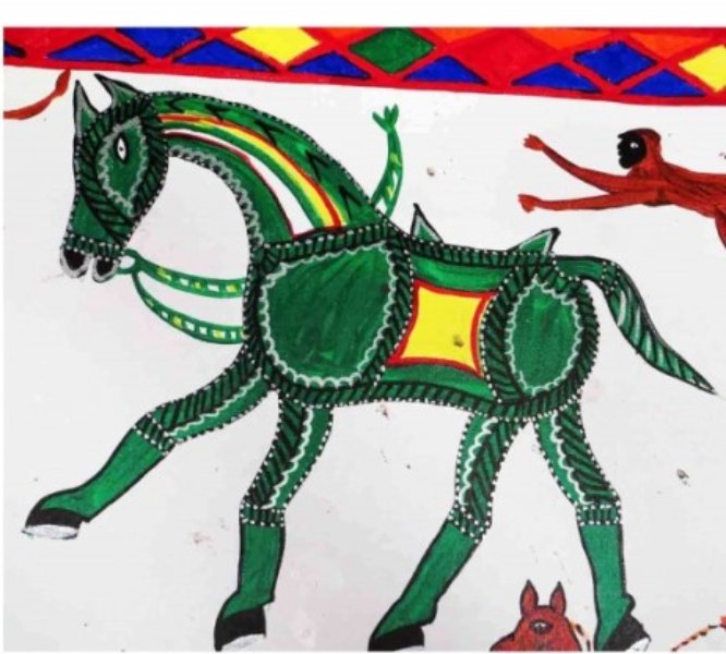 Saval Dharmi Ghoda Painting Saval Dharmi Ghoda Painting