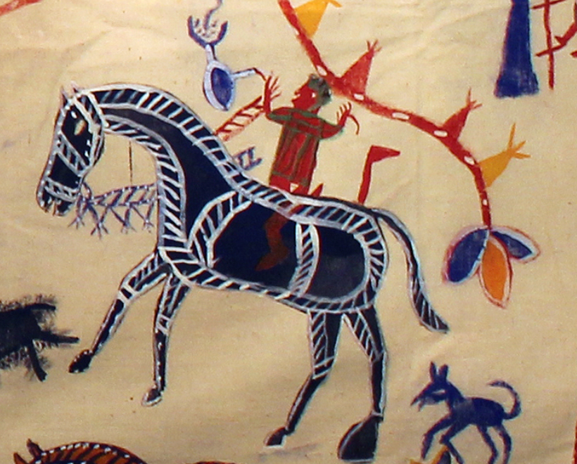 Baba Ganeh motif in Pithora painting Baba Ganeh motif in Pithora painting
