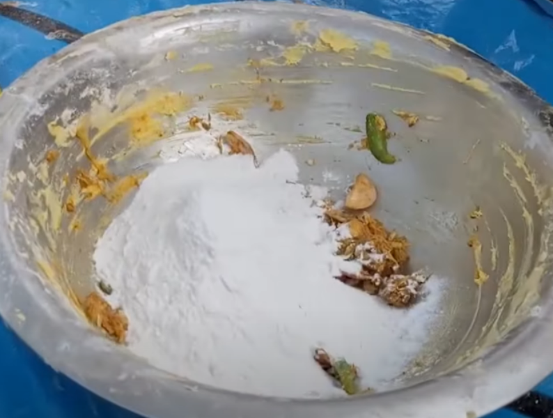 Preparation of Mangsho Pitha Preparation of Mangsho Pitha
