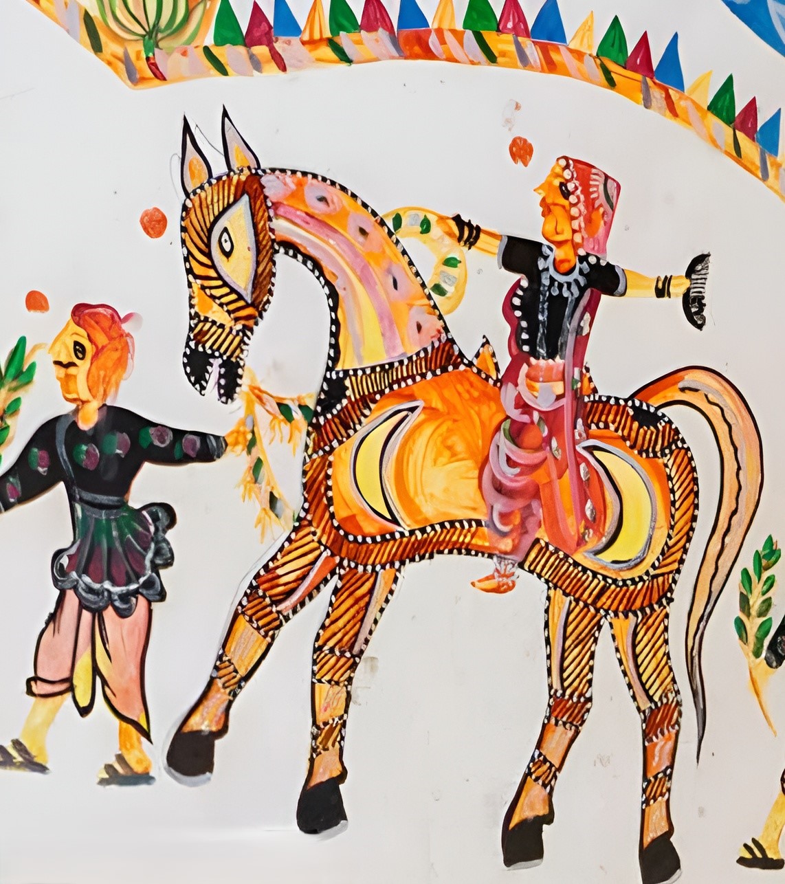  Rani Kajala on her Horse