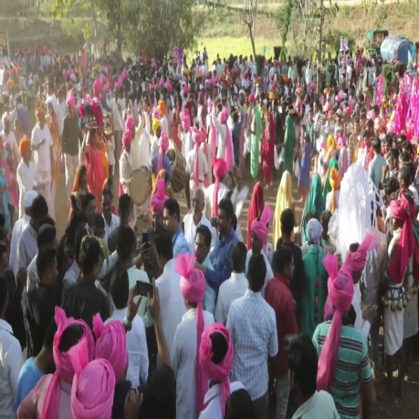 Community gathering in bhil tribe Community gathering in bhil tribe