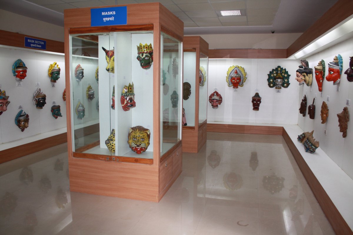 tribal Masks in Tribal Cultural Museum pune tribal Masks in Tribal Cultural Museum pune