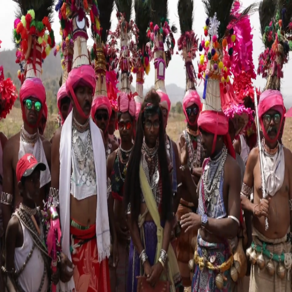 Headgears of Bhil tribe men Headgears of Bhil tribe men