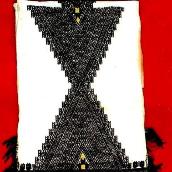 Black and dark brown on white base 