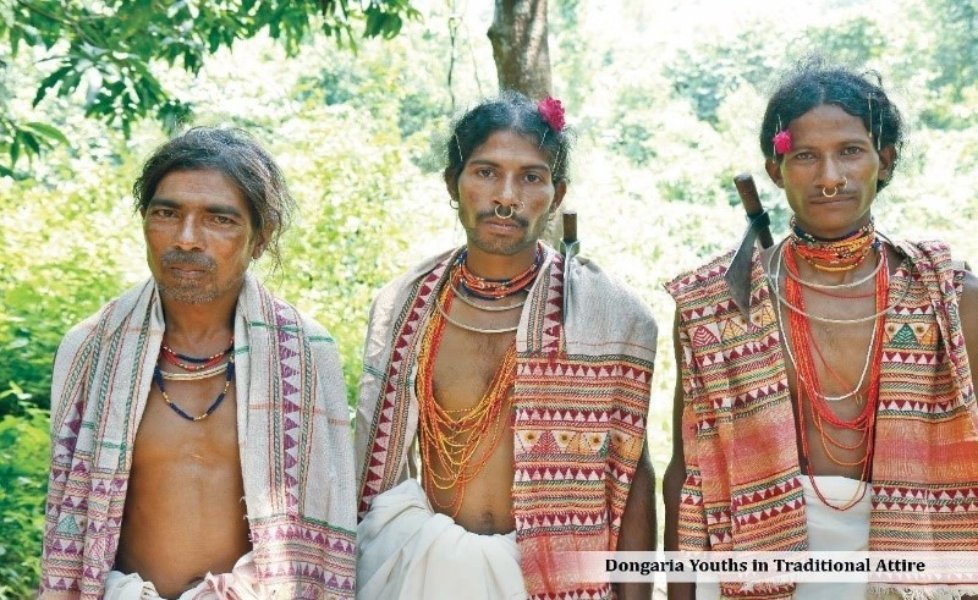 Dongaria Youths in Traditional Attire Dongaria Youths in Traditional Attire