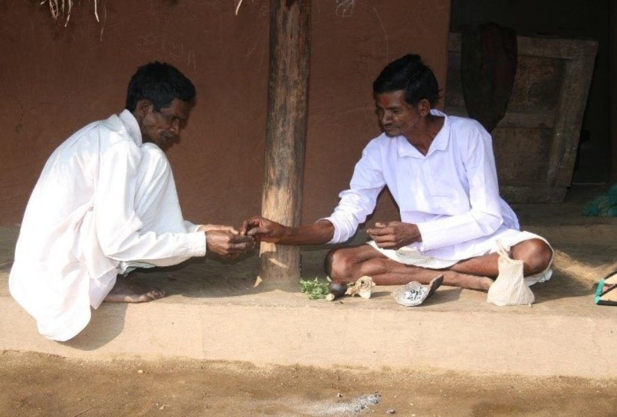 Chuktia Bhunjia tribe men Chuktia Bhunjia tribe men