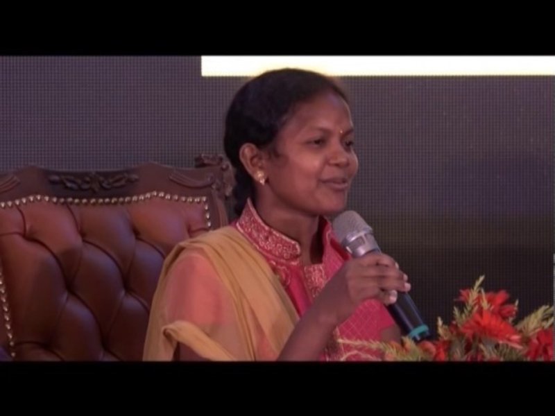 Muni Tiga Giving speech Muni Tiga Giving speech