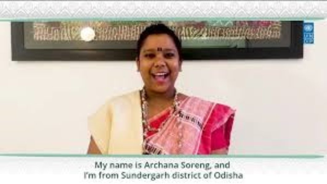 Archana Soreng introducing her self in UN Archana Soreng introducing her self in UN