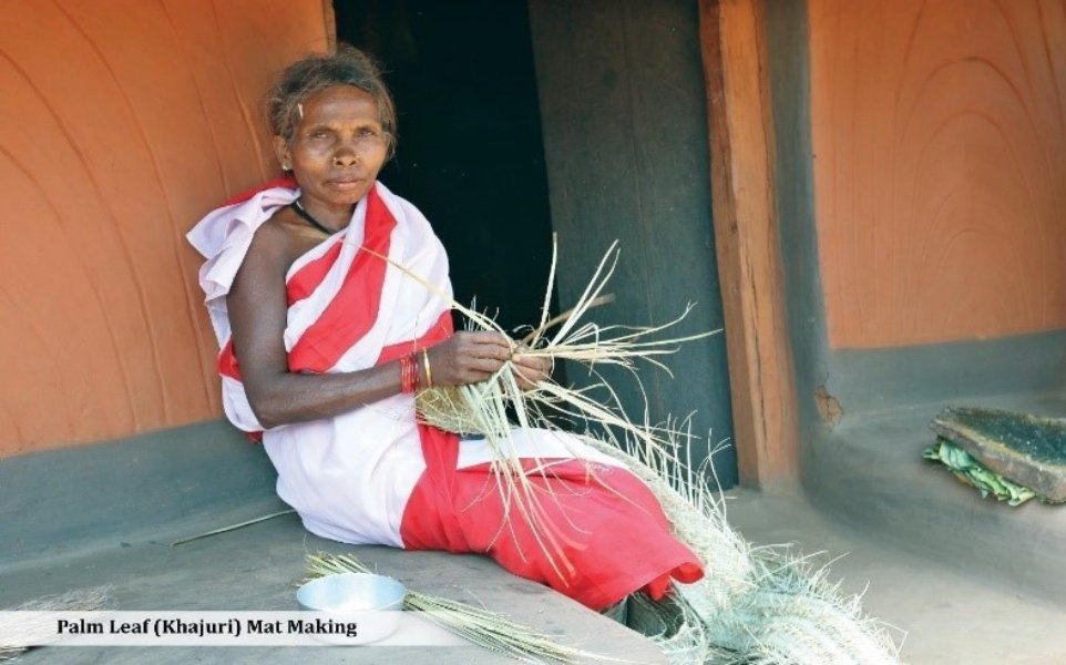 Mat Making from palm leaf Mat Making from palm leaf