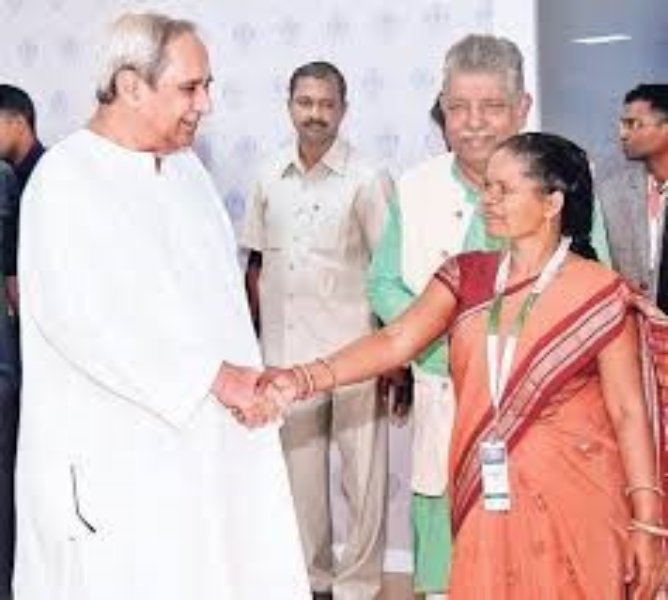 Ekka was congratulated by First Naveen Patnaik Ekka was congratulated by First Naveen Patnaik