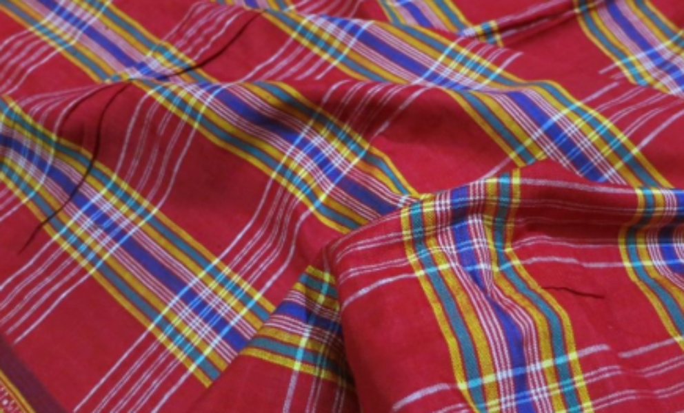 Close shot of Kunbi sari Close shot of Kunbi sari