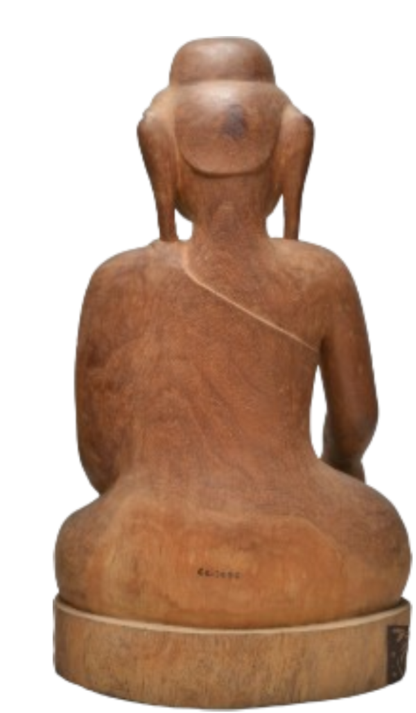Buddha sitting in Bhumi-Sparsha Mudra