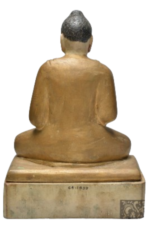 Buddha Wooden Sculpture back Buddha Wooden Sculpture back