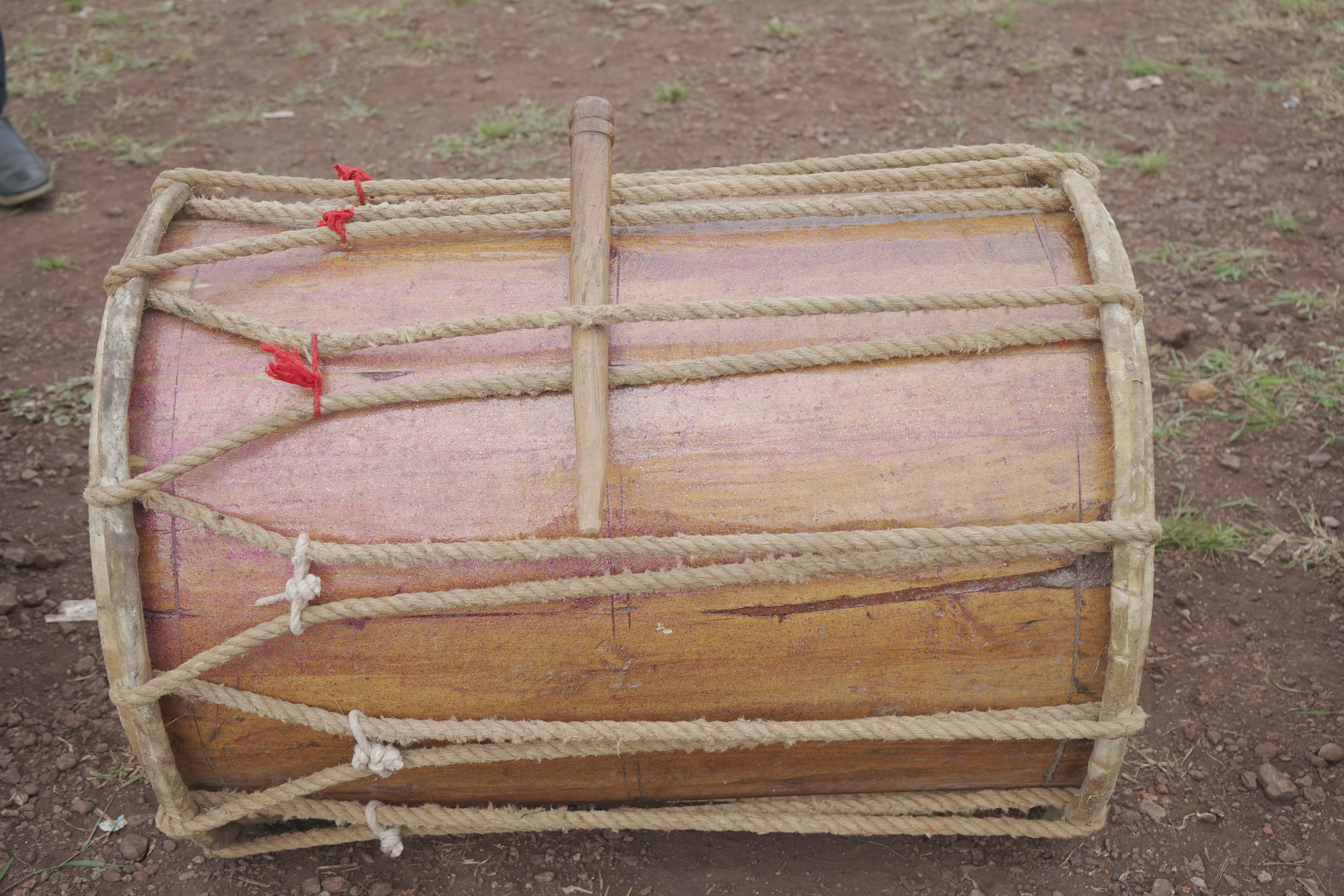 Big drum/ Bada Dhol with stick
