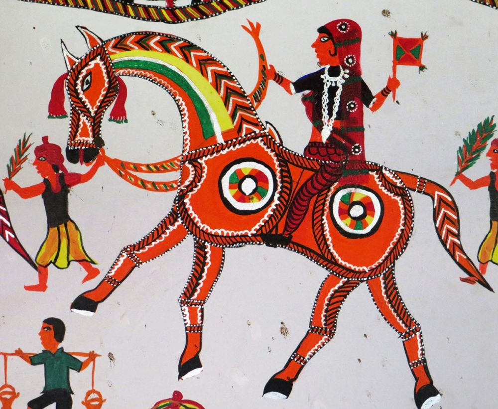 Rani Pithora in Pithora Painting Rani Pithora in Pithora Painting