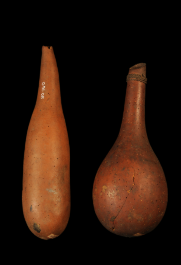 A pair of gourd bottles A pair of gourd bottles