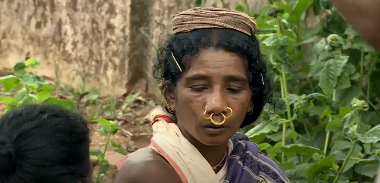 Traditional piercing in Dongria Kondh tribe Traditional piercing in Dongria Kondh tribe