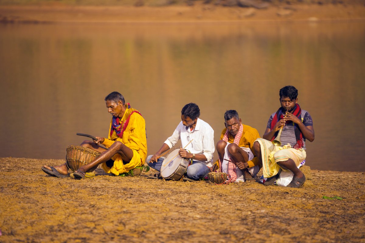 Musical Instruments of dhemsa dance. Musical Instruments of dhemsa dance.