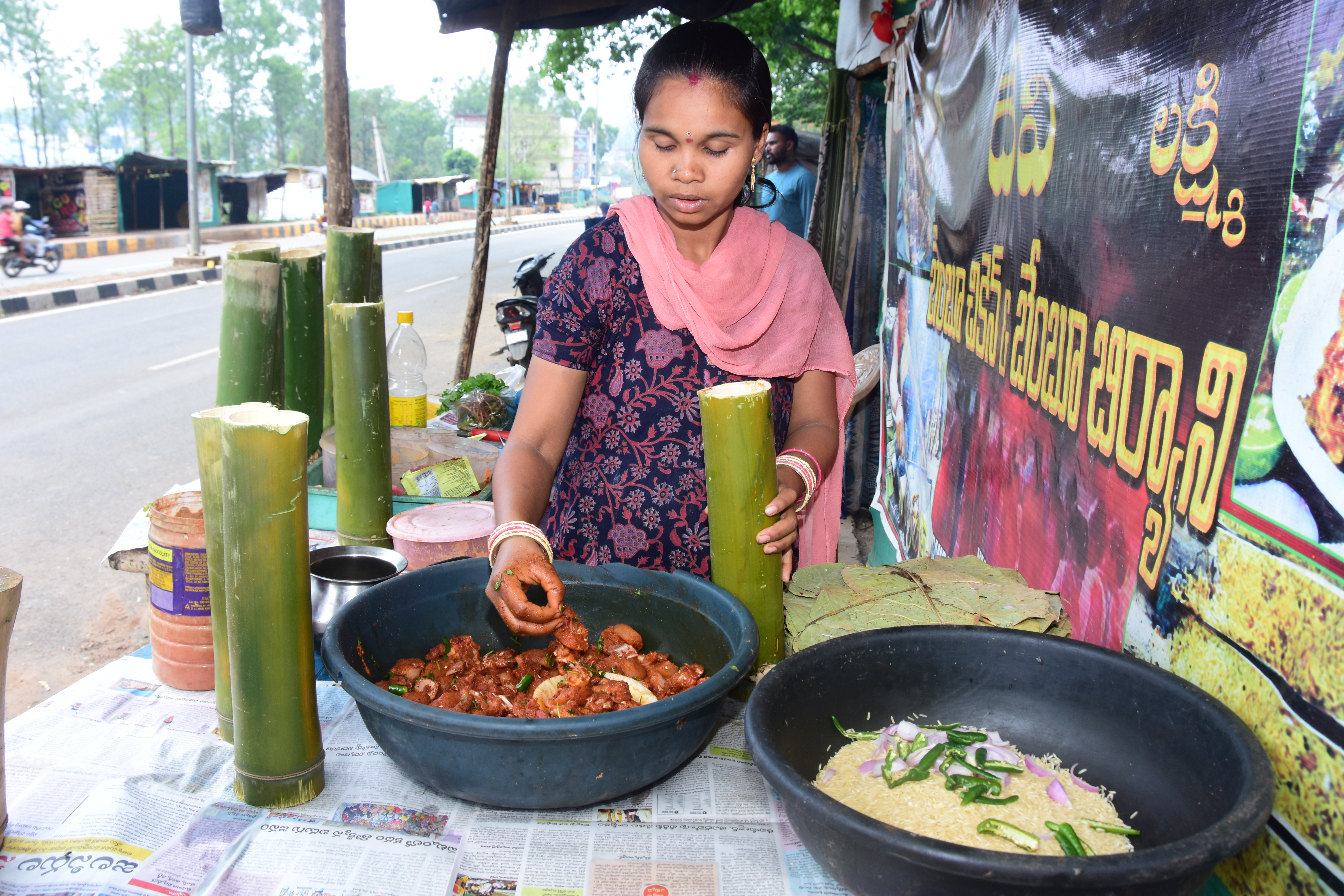 Ingredients used in Bamboo Chicken